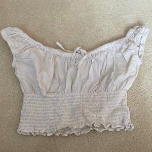 Brandy white milkmaid style top